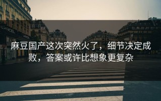 麻豆国产这次突然火了，细节决定成败，答案或许比想象更复杂